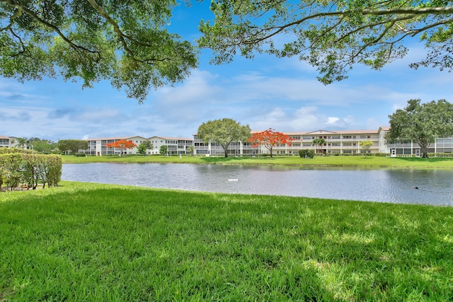 view of water feature