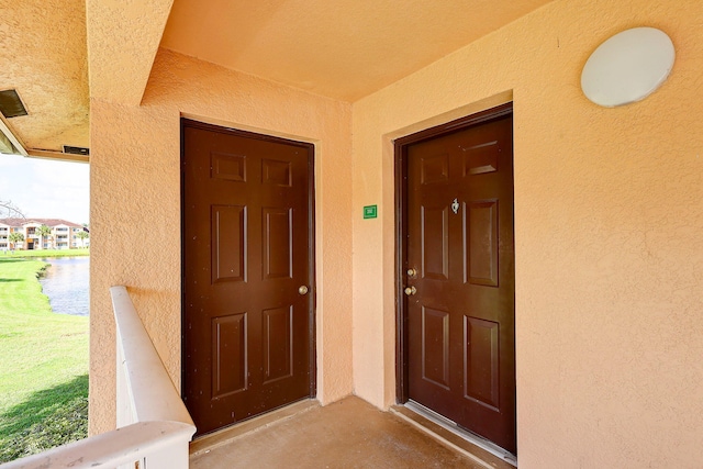 view of entrance to property