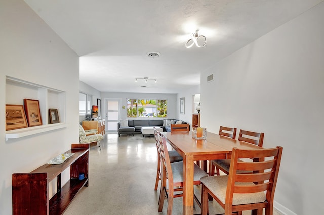 view of dining area