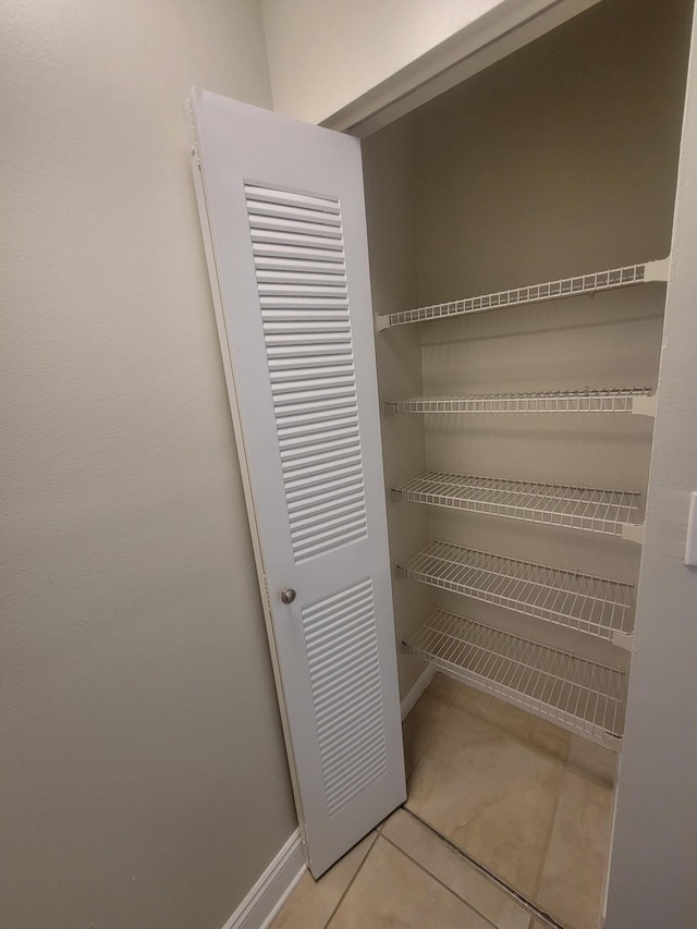 view of closet