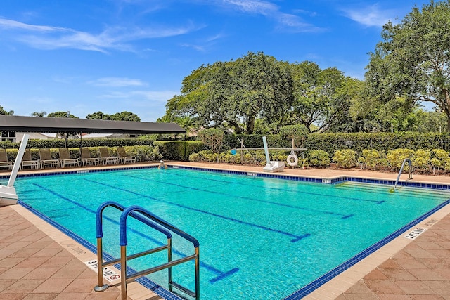 view of pool