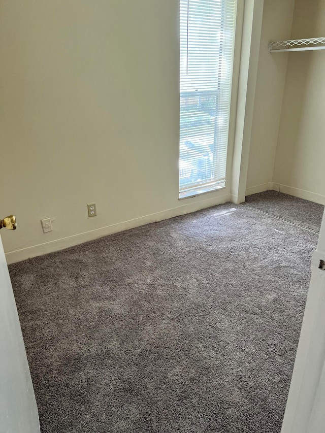 empty room featuring carpet floors