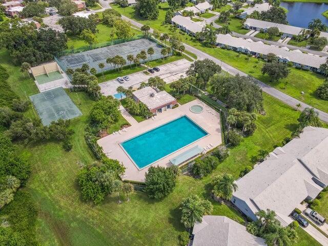 3537 SW Sunset Trace Cir, Palm City, FL 34990 - drone / aerial view of a pool
