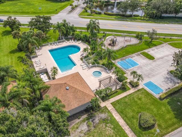 3537 SW Sunset Trace Cir, Palm City, FL 34990 - drone / aerial view of a pool