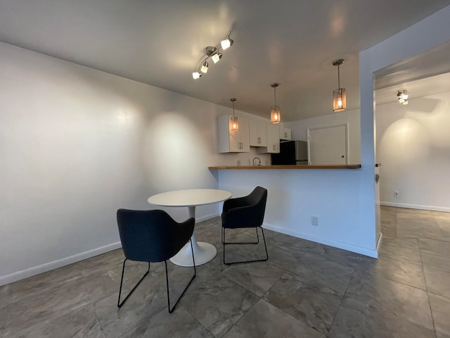 view of dining space