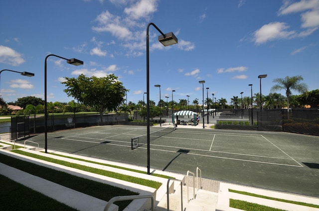 view of sport court