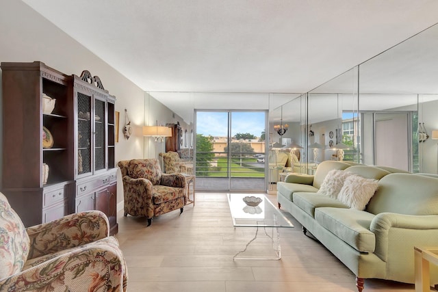 2300 NE 1st Ln Unit 307, Boynton Beach, FL 33435 - living room featuring wood finished floors