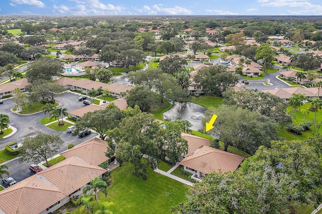 birds eye view of property featuring a residential view