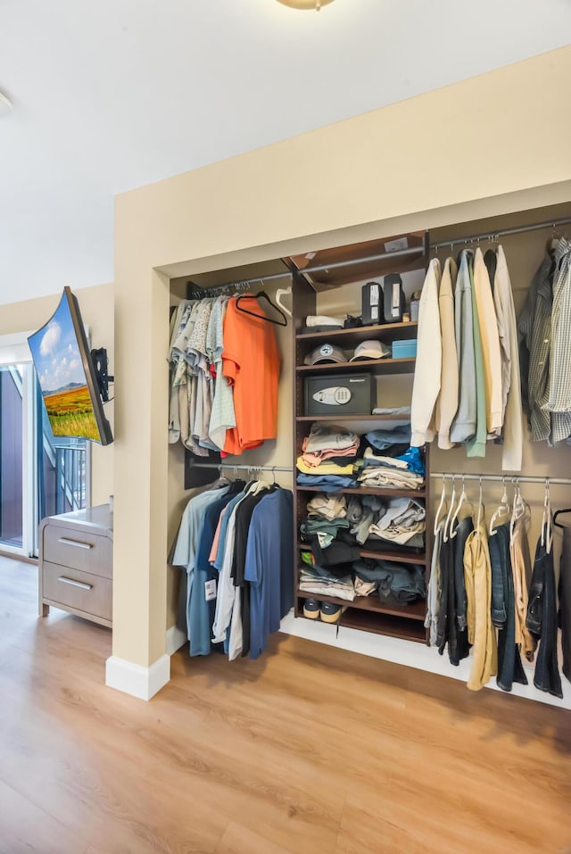 view of closet