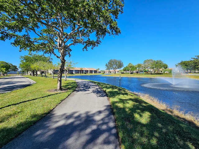 property view of water