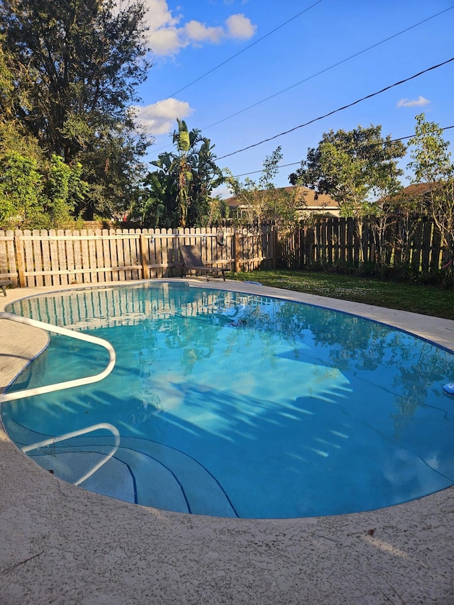 view of pool