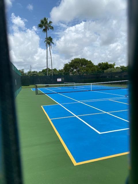 view of tennis court