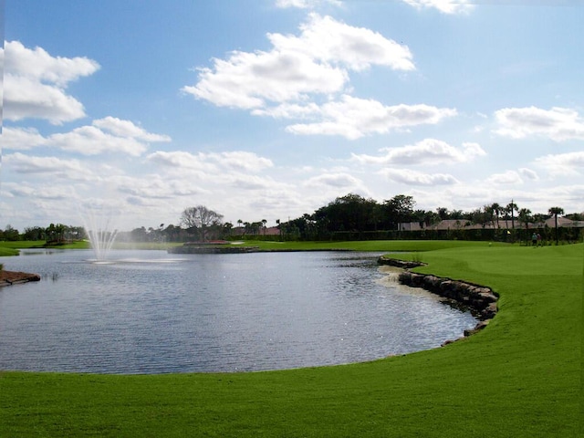 view of water feature