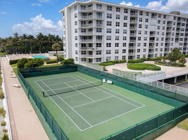 view of sport court