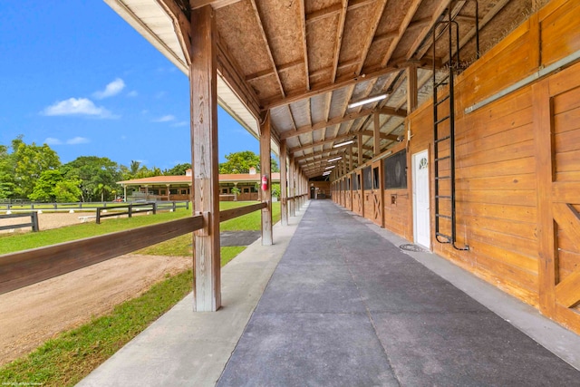 view of stable