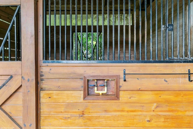 view of horse barn