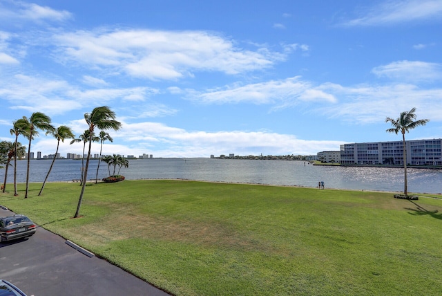 view of water feature