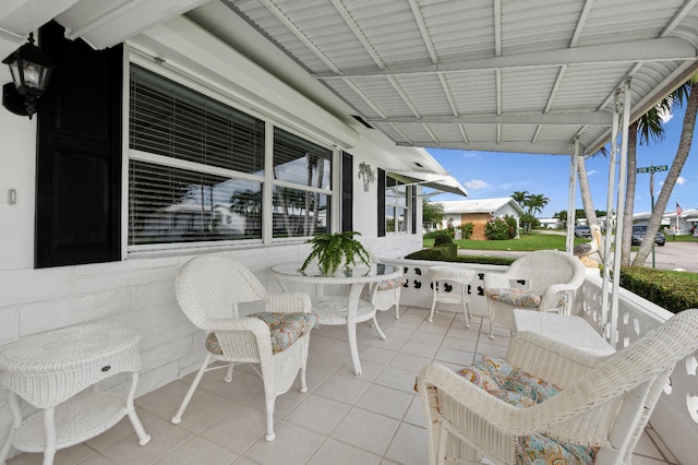 view of patio / terrace featuring a porch