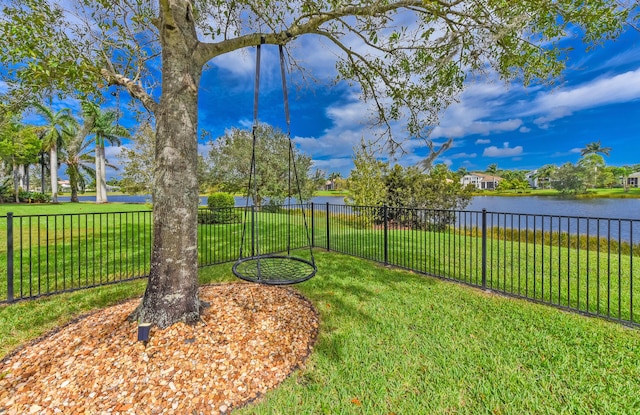 2233 SW Golden Bear Way, Palm City, FL 34990 - view of yard featuring a water view