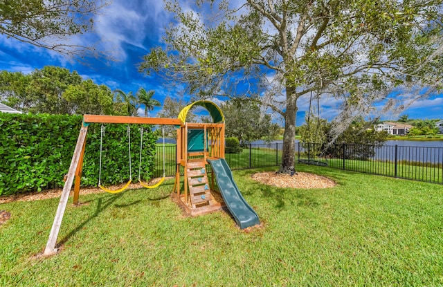 2233 SW Golden Bear Way, Palm City, FL 34990 - view of play area with a water view