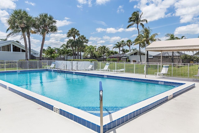 view of pool