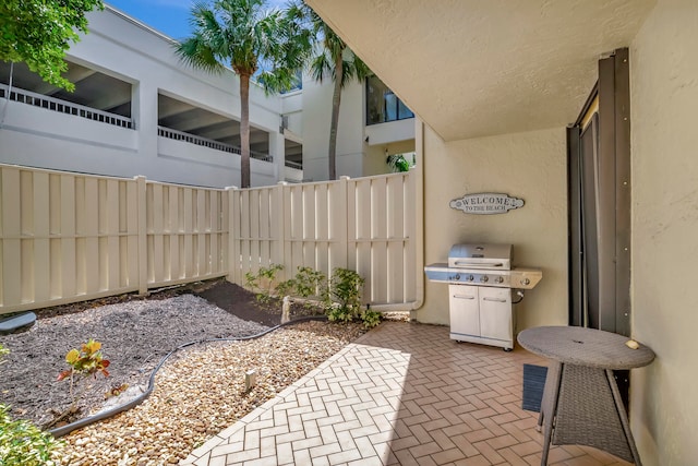 view of patio / terrace with grilling area