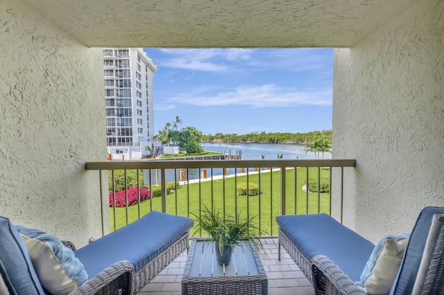 4744 S Ocean Blvd Unit C-112, Highland Beach, FL 33487 - balcony with a water view