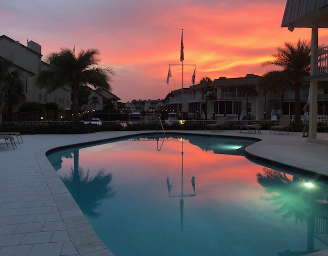 1127 Boca Cove Ln Unit 3, Highland Beach, FL 33487 - community pool with a patio and fence