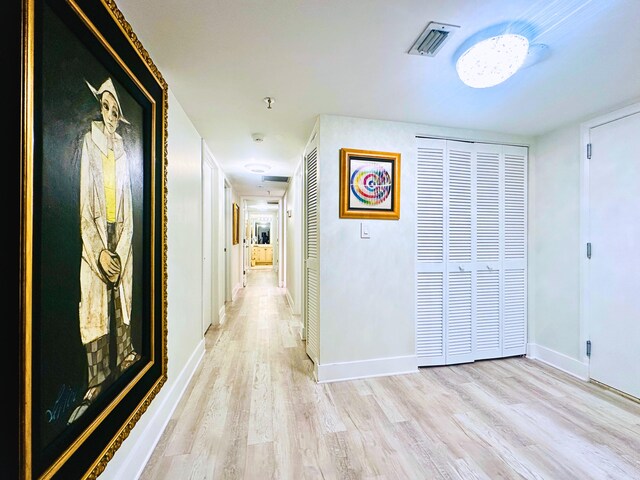 bedroom featuring light hardwood / wood-style floors