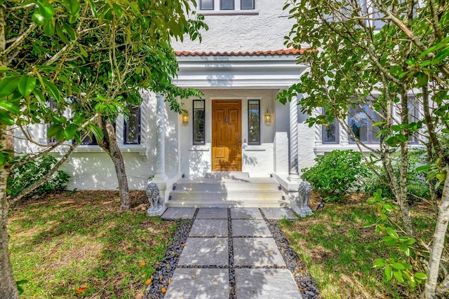 view of entrance to property