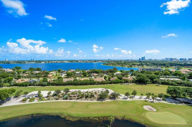 1900 Consulate Pl Unit 1702, West Palm Beach, FL 33401 - bird's eye view of a golf club and a large body of water