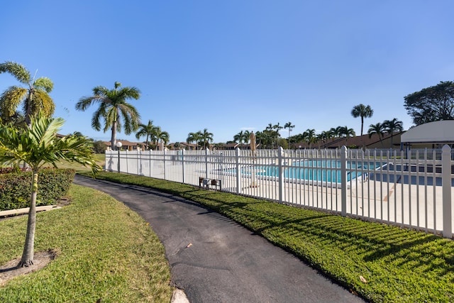 view of pool