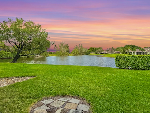 property view of water