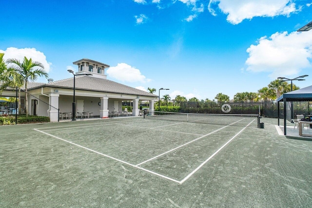 view of sport court