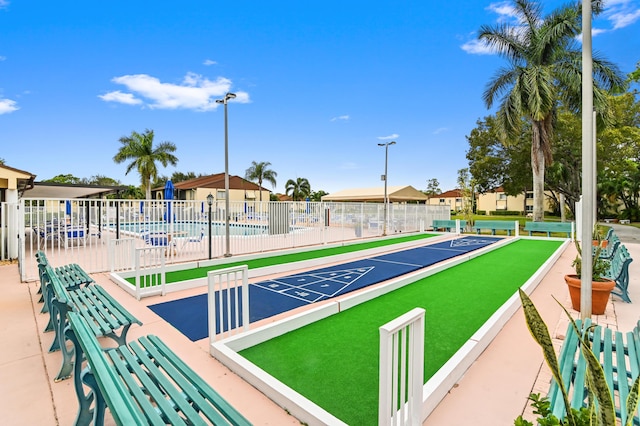 435 Pine Glen Ln Unit B-2, Greenacres, FL 33463 - view of home's community featuring shuffleboard and a bocce ball area