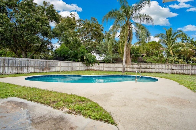 view of pool