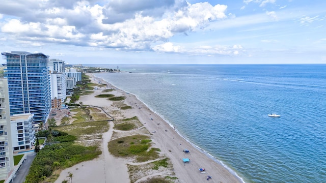 water view with a beach view