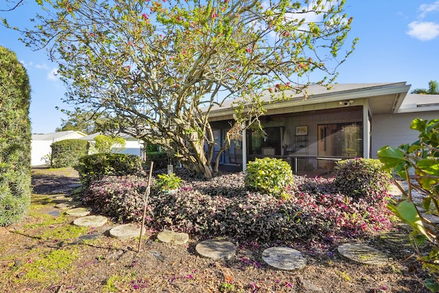 view of rear view of property