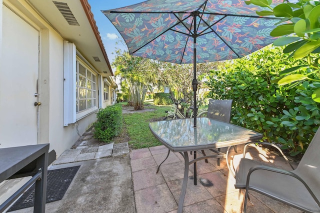 view of patio