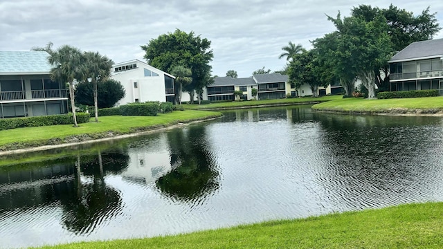 view of water feature