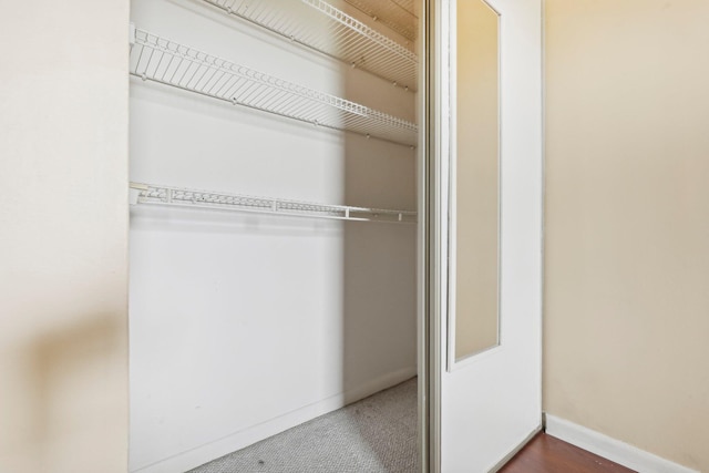 view of closet