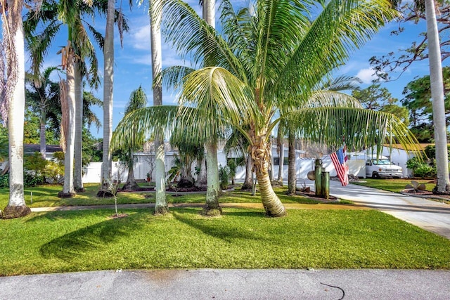 exterior space featuring a lawn