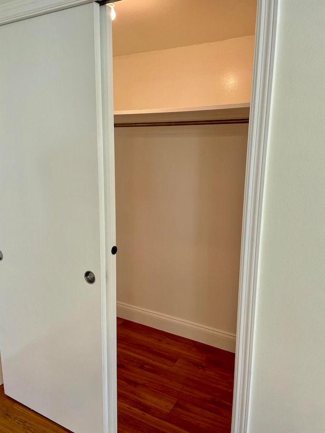 view of closet