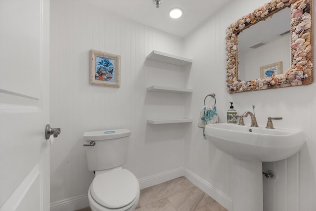 3400 S Ocean Blvd Unit 3Fii, Palm Beach, FL 33480 - bathroom with toilet and marble finish flooring