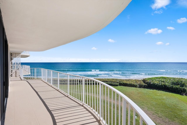 3400 S Ocean Blvd Unit 3Fii, Palm Beach, FL 33480 - balcony with a water view