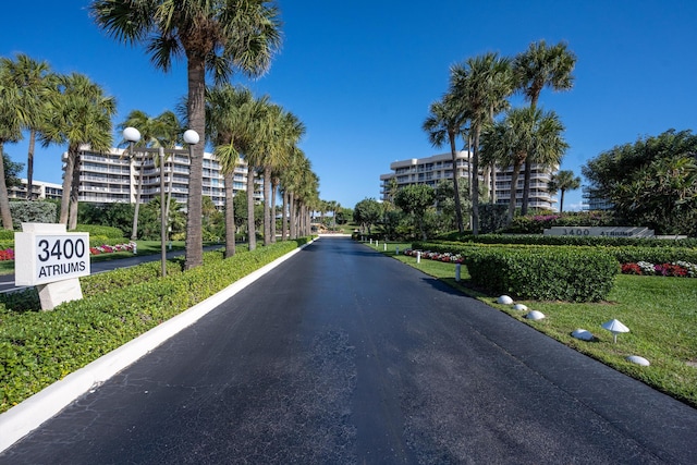 3400 S Ocean Blvd Unit 3Fii, Palm Beach, FL 33480 - view of asphalt road with street lighting