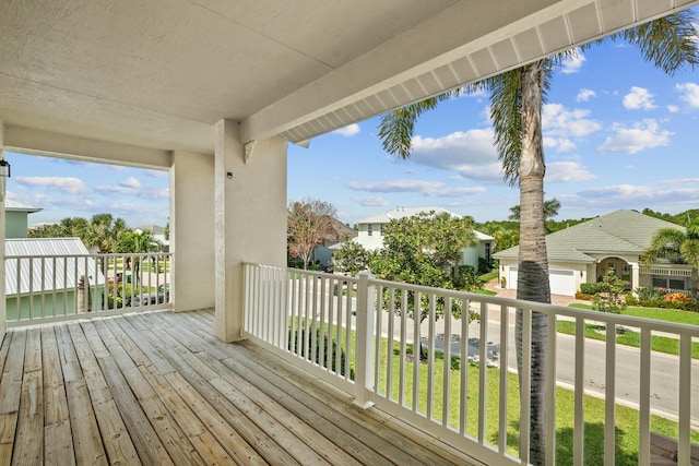 view of deck