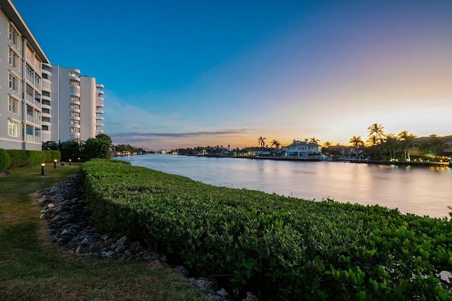 property view of water