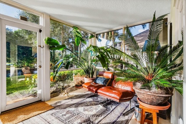 sunroom featuring a healthy amount of sunlight