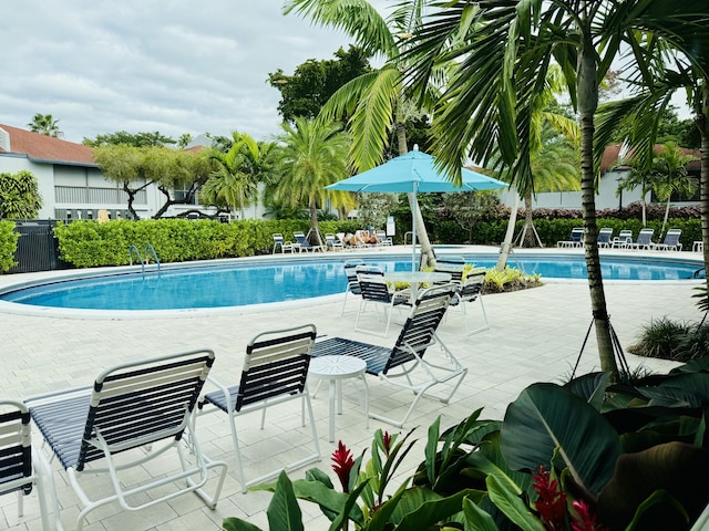 6675 S Oriole Blvd Unit 2050, Delray Beach, FL 33446 - community pool featuring a patio